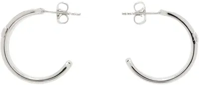 Apc Silver Grace Hoop Earrings In Rab Silver