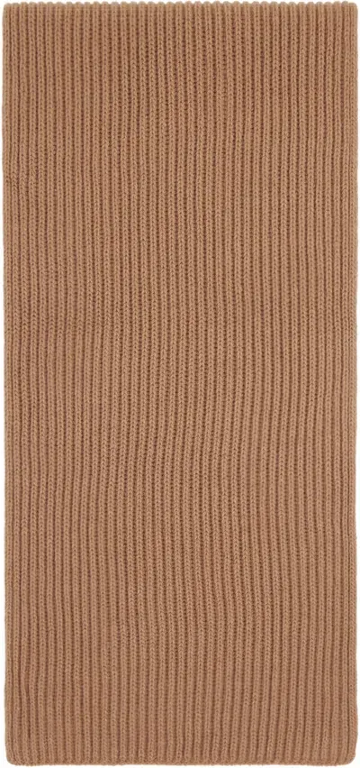 Apc Tan Camille Scarf In Cab Camel