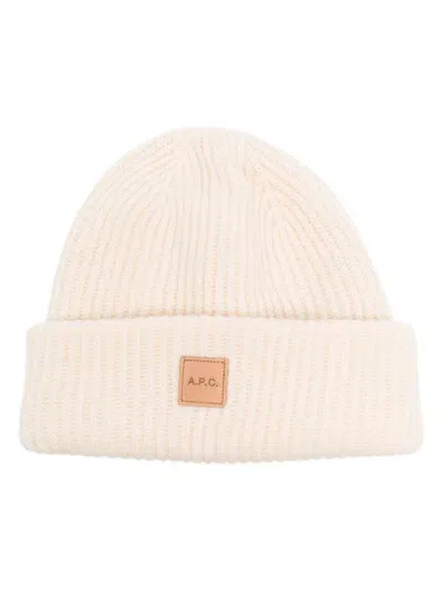 Apc Wool Hat In Pink