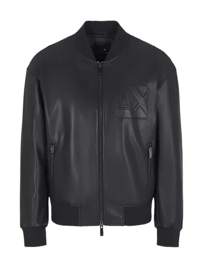 Armani Exchange Coats Black