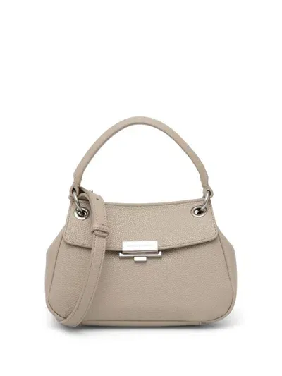 Armani Exchange Flap Two-way Handbag In Neutrals