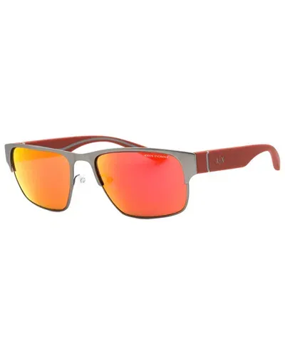 Armani Exchange Man Sunglass Ax2046s In Grey