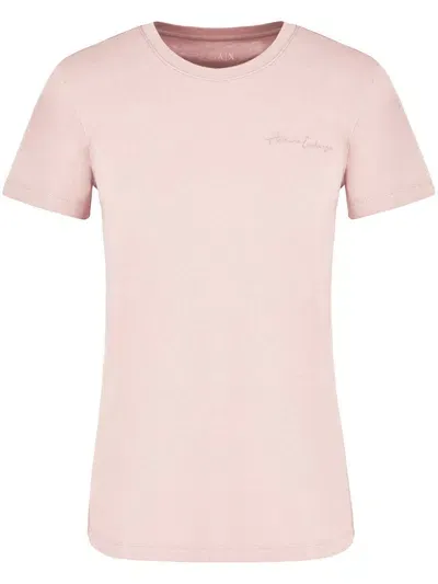 Armani Exchange Slim-fit T-shirt In Pink