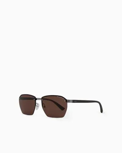 Armani Exchange Sunglasses In Black