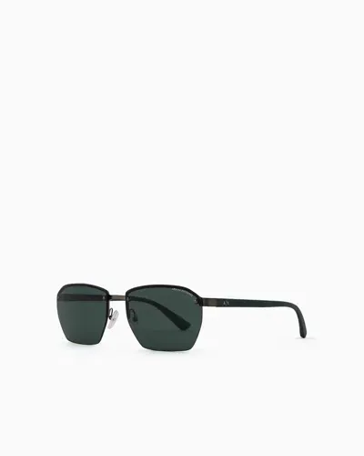 Armani Exchange Sunglasses In Green