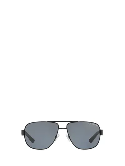 Armani Exchange Sunglasses In Matte Black