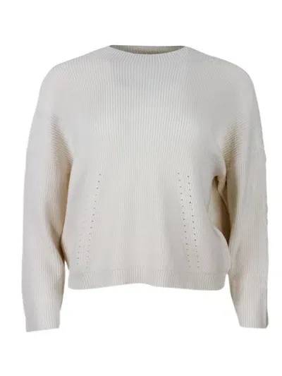 Armani Exchange Sweater In Cream