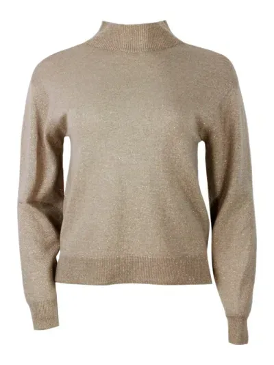 Armani Exchange Sweater In Gold