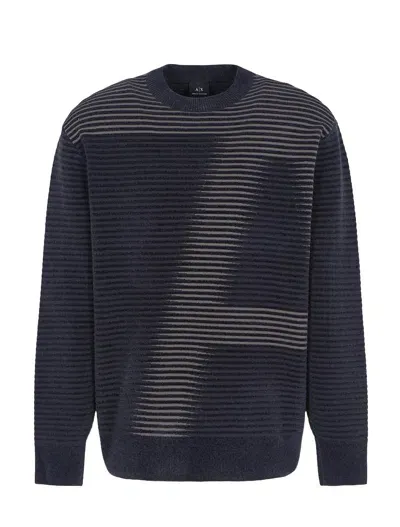 Armani Exchange Sweaters Blue In Navy