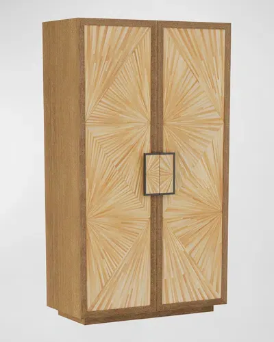 Arteriors Bianca Tall Cabinet In Straw