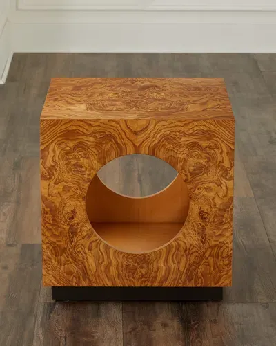 Arteriors Burks End Table In Blonde Burl