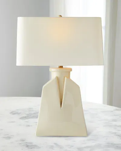 Arteriors Cera 29.5" Table Lamp In White