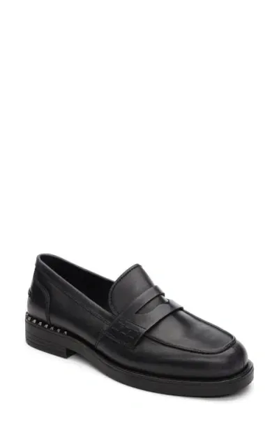 Ash Winona Penny Loafer In Black