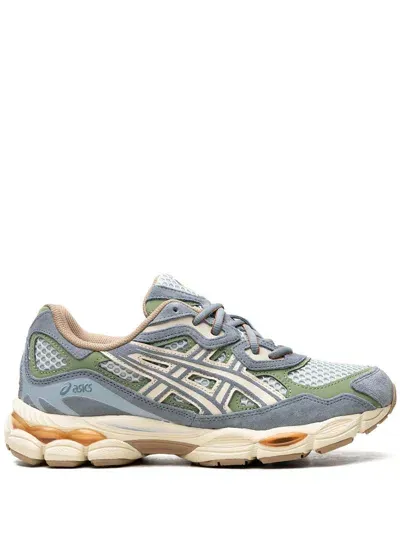 Asics Gel-nyc "cold Moss/fjord Grey" Sneakers In Green