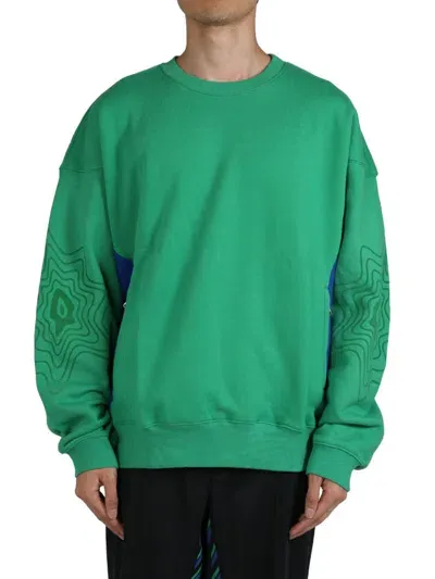 Asics X Kiko Kostadinov Novalis Bixance Sweatshirt In Green