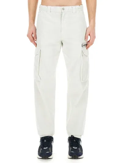 Aspesi Cotton Cargo Pants In Beige