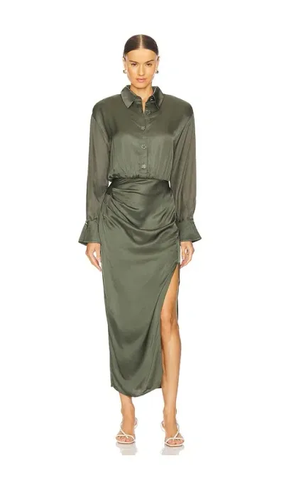 Astr Elizabello Dress In Green