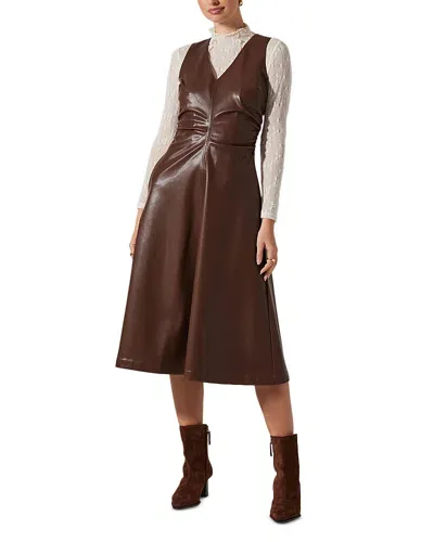 Astr The Label Omaira Dress In Brown