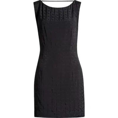 Astr The Label Open Cowl Back Dress In Black