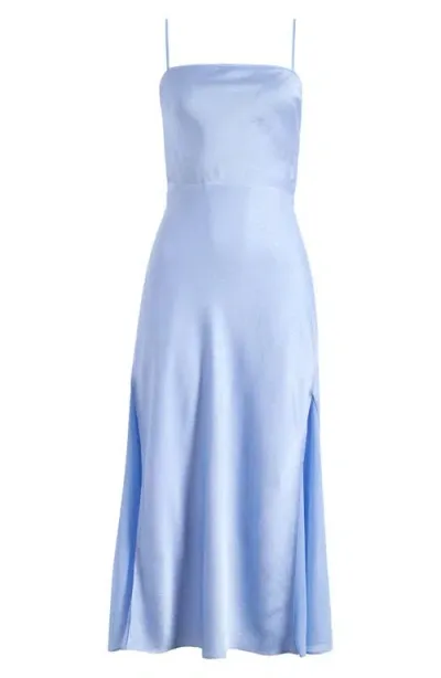 Astr The Label Satin Slipdress In Sky Blue