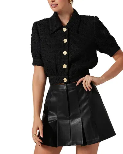 Astr The Labelbronwyn Cropped Jacket In Black