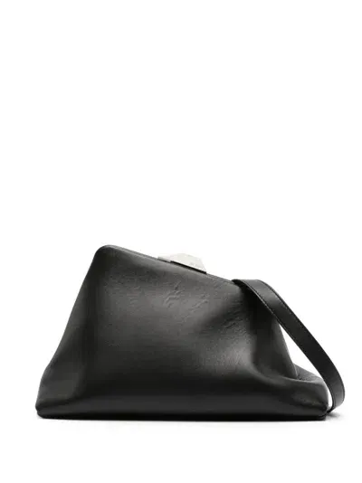 Attico Long Night Clutch In Black