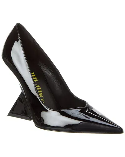 Attico Black Patent Leather Pumps For Women