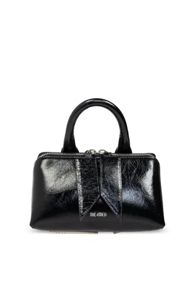 Attico The  Friday Mini Tote Bag In Black