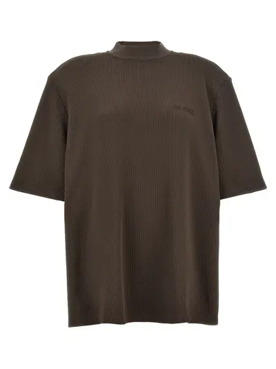 Attico The  'kilie' T Shirt In Brown