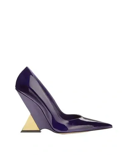 Attico Cheope 110mm Pumps In Purple