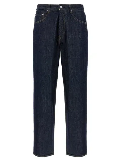 Auralee Hard Twist Jeans In Blue