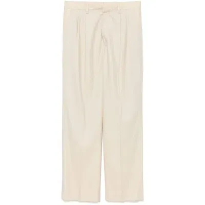 Auralee Pants In Neutral