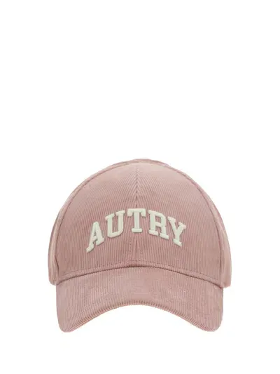 Autry Baseball Cap In Velvet Pink