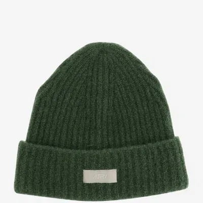 Autry Beanie With Logo In Lime