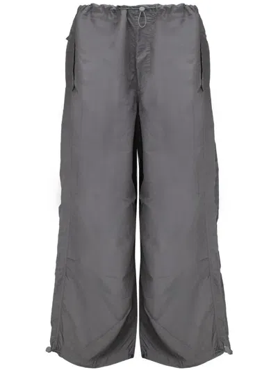 Autry Drawstring Track Pants In Grey