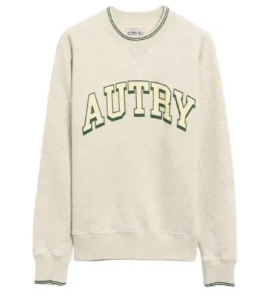 Autry Heavy Jersey Sweatshirt In Grey