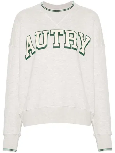 Autry Jersey Sweatshirt In Neutrals