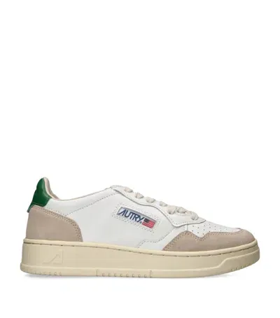 Autry Leather Medalist Low-top Sneakers In White