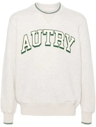 Autry Logo-print Sweatshirt In Green