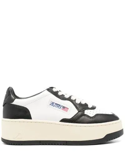 Autry Medalis Platform Sneakers In Black