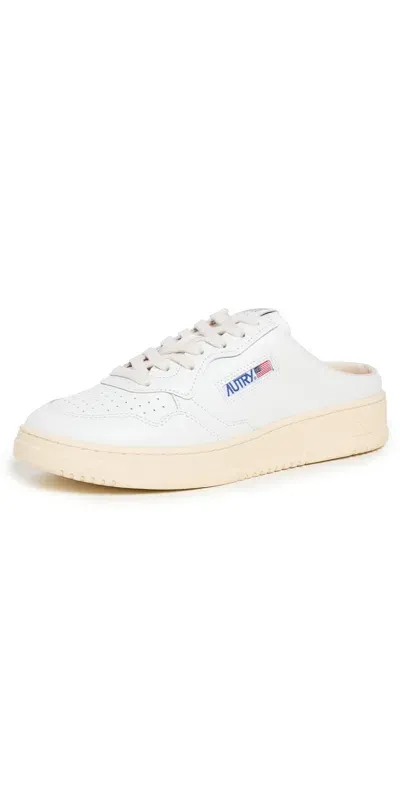 Autry Medalist Mule Sneakers White/white