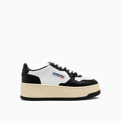 Autry Medalist Platform Sneakers Ptlw Wb01 In Black