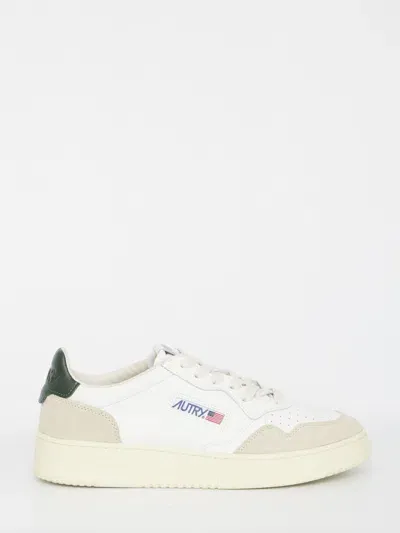 Autry Medalist Suede Sneakers In White