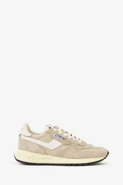 Autry Reelwind Low Sneakers In Beige