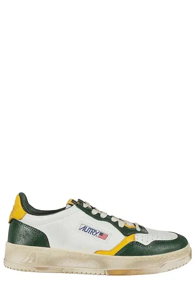 Autry Sup Vint Low Man In White, Yellow, Green