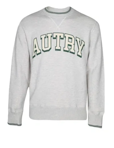 Autry Cotton Sweatshirt In Grey