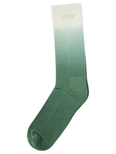 Autry Unic Tye Dye Socks In Green