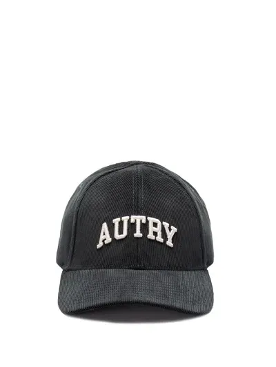 Autry Velvet Baseball Cap In Green