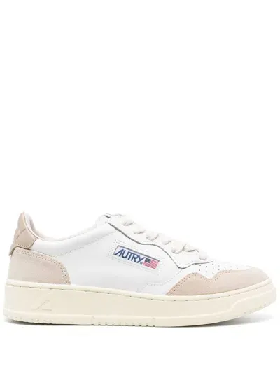 Autry Leather Sneakers In White