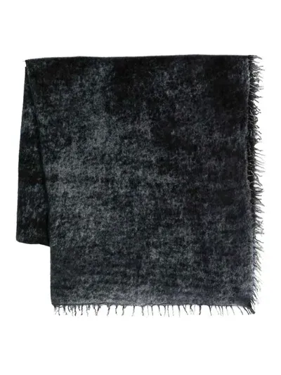 Avant Toi Cashmere Scarf 185x90 In Azul